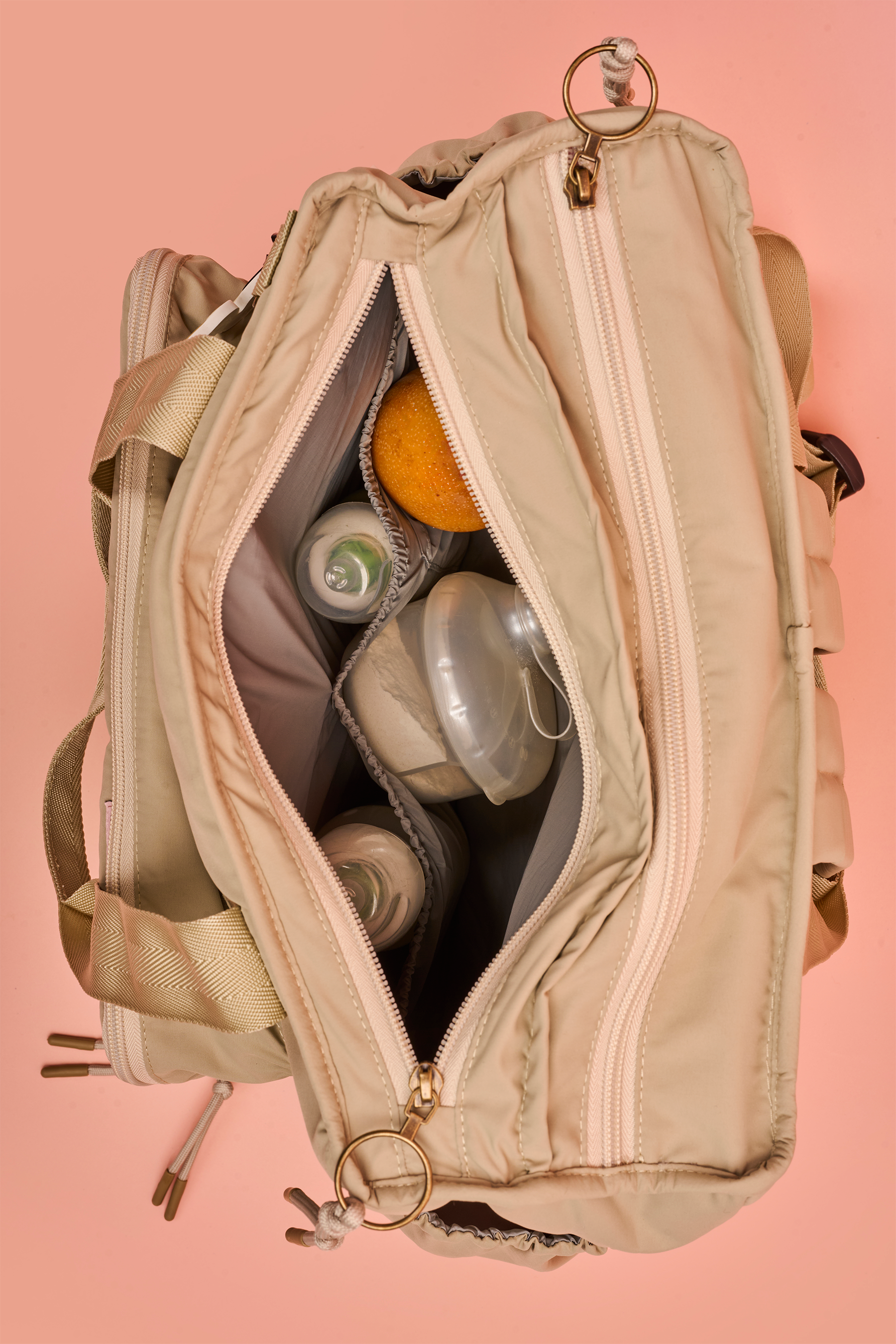 Pañalera Nido Beige